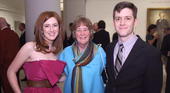Kate Pynoos, Betsy Broun and Addison Anderson at Artrageous, the Smithsonian American Art Museum's annual gala.