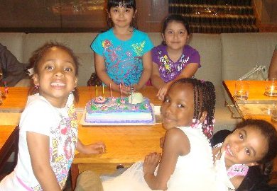 Aria Summers and friends celebrate her 6th birthday.