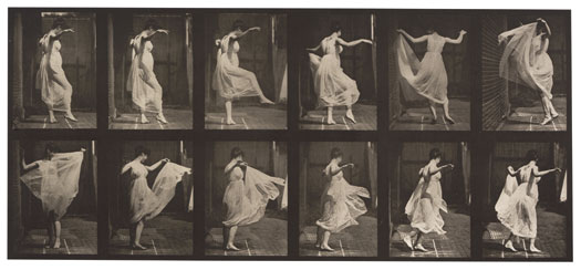 Eadweard Muybridge, Dancing (fancy.) (Movements. Female). Plate 188, 1887. Corcoran Gallery of Art, Washington, D.C., Museum Purchase, 8º7.7.188.