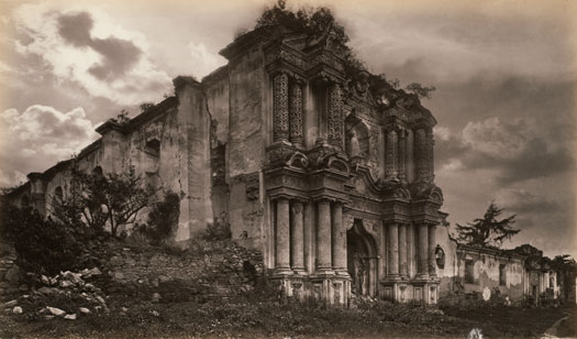 Eadweard Muybridge, Ruins of a Church, Antigua, Guatemala, 1875. Albumen silver print. Collection Centre Canadien d’Architecture/ Canadian Centre for Architecture, Montreal.