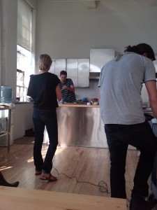 Twitpic: Good Stuff Eatery's Spike Mendelsohn on set of Food & Wine shoot