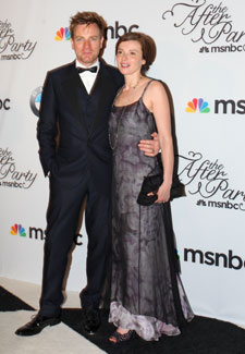 Ewan McGregor, Eve Mavrakis. MSNBC WHCD After-Party. May 1st, 2010. Photos By Samantha Strauss.