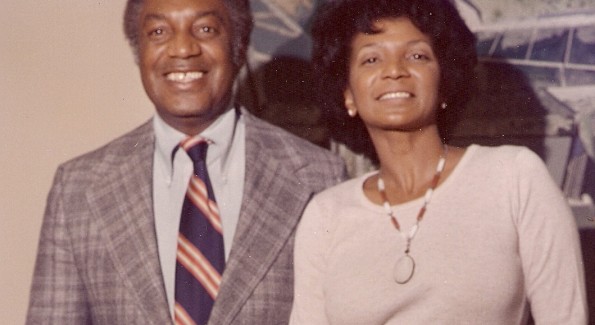 Peter L. Robinson Jr. and Nichelle Nichols