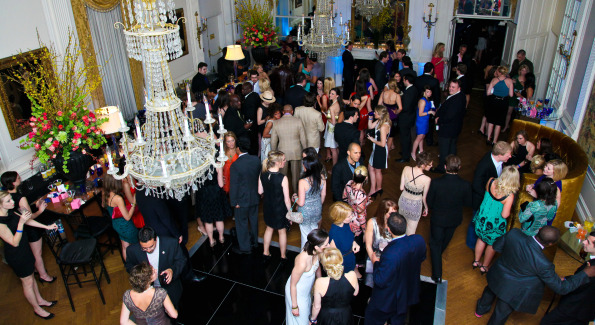 Making of YGL A view of guests mingling in the Ballroom from the DJ booth. Photo by Tony Powell.