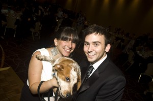 Tommy McFly and Stephanie Flax at the Bark Ball
