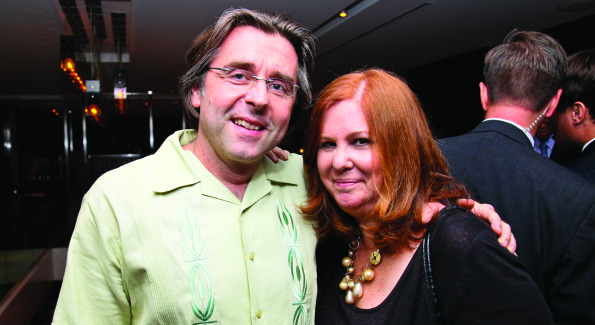 Neil Barrett and Susan Koch. Photo by Tony Powell.
