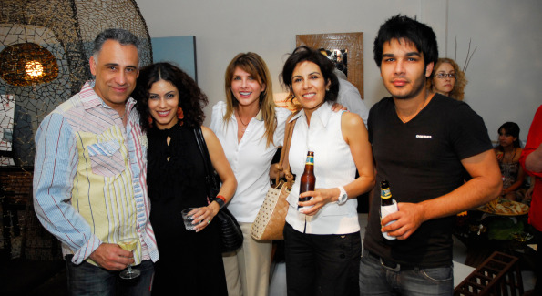 Hamid Kazemi,Kathy Jalali,Natalie Baratpou,Marjan Roshankar,Amir Roshankar Hamid Kazemi, Kathy Jalali, Natalie Baratpou, Marjan Roshankar, and Amir Roshankar. Photo by Kyle Samperton