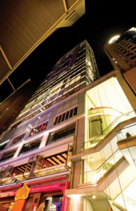 Exterior of Hotel LKF in the heart of Lan Kwai Fong