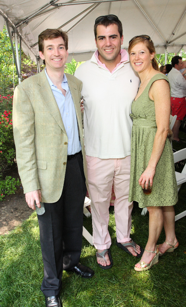 Patrick Gavin with Taylor Griffin and Anne Bracken