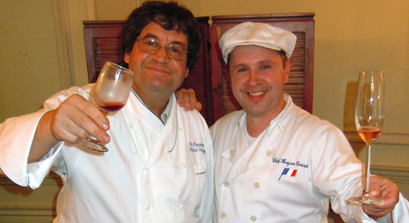Patrick Orange, the chef/proprietor of Georgetown’s La Chaumière restaurant and Hugh Cossard, the owner of Food Expression