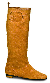 SALVATORE FERRAGAMO “My Sweet boot ($550); Salvatore Ferragamo, www.ferragamo.com.