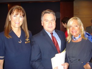 Nancy Rivard, Rep. Chris Smith and Debbie Sigmund. Courtesy Photo. 