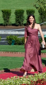 Jennifer Garner arrives at The Greenbrier for the Grand Opening of its news Casino Club.  Courtesy Photo/The Greenbrier