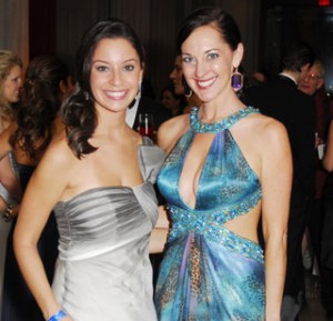 Barbara Merola and Taryn Fielde looking stunning at the Corcoran Gala 2009