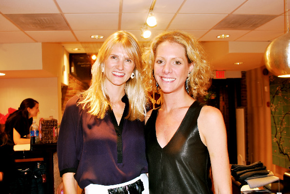 Lauren Mason, owner of Wink boutique, with sales associate