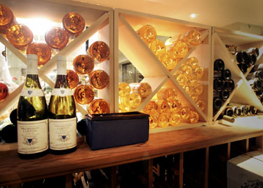 Citronelle's wine room