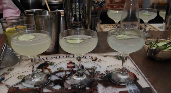 Three versions of the classic Gimlet.