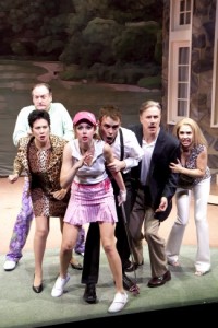 The Cast of Ken Ludwig's A Fox on the Fairway. Photo by Scott Suchman.