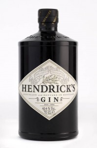 Scotland's Hendrick's Gin is crafted with rose and cucumber in the botanical blend.