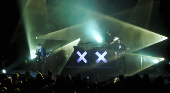 The xx dazzled onstage at 9:30 Club. 