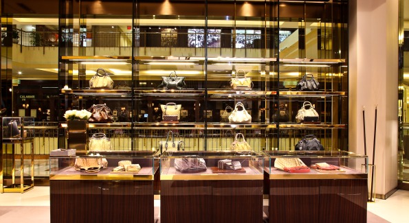 The luxurious interior of Gucci's Tyson Galleria store. Photo courtesy of Gucci.
