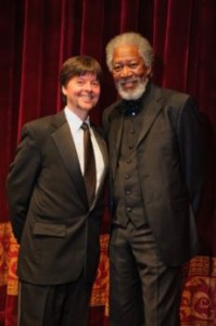 National Archives 2010 Records of Achievement Awardee Ken Burns and Gala Chair Morgan Freeman. Image courtesy of PhotographyByAlexander.com. 