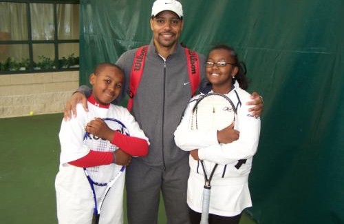 An avid tennis enthusiast, Dr. Harris supports the 12th Annual Heart to Hart Tennis Experience at the Southeast Tennis and Learning Center.
