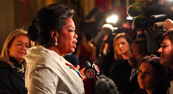 Oprah Winfrey. Kennedy Center Honors Red Carpet. Photo by Tony Powell.