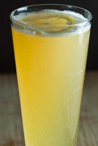 Serve the beer-based Shandy to guests who don't drink sparkling wine.