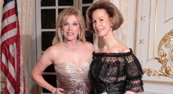 Ball Chairman Michele Kessler with Bonnie McElveen-Hunter, chairman, the American National Red Cross