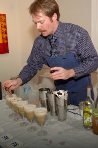 PX's Clinton Terry and his spicy Tusan cocktail.