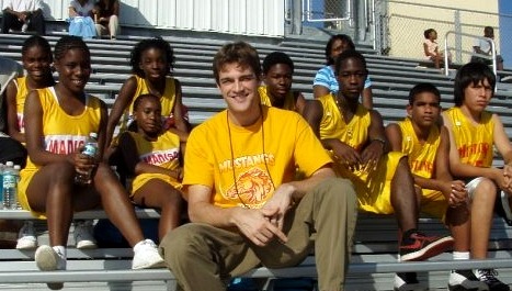 Steve with students in Miami, Florida 
