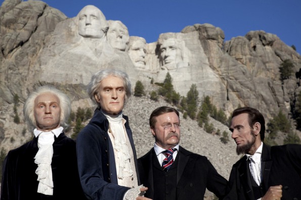 Take a look at all of our presidents in wax version!  