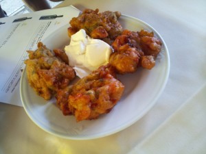 I loved Santorini tomato fritters with the island's zingy Assyrtiko, but Greek wines work with a variety of cuisines.