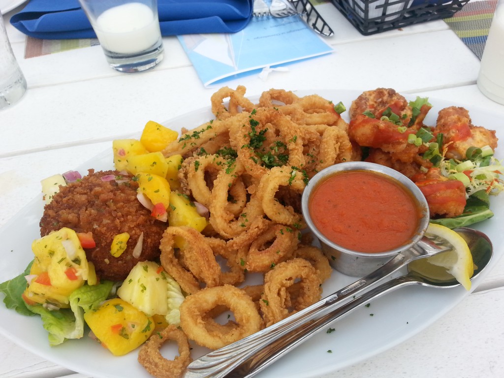 The Deck Sampler at James Landing Grille is a popular appetizer. Photo courtesy of Kelly Magyarics.