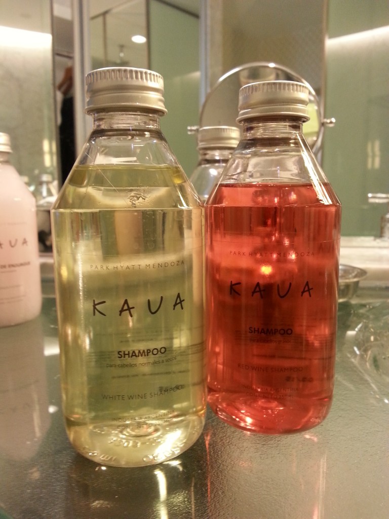 Kaua Spa offers white and red white shampoo as part of its line of beauty products. Photo courtesy Kelly Magyarics.