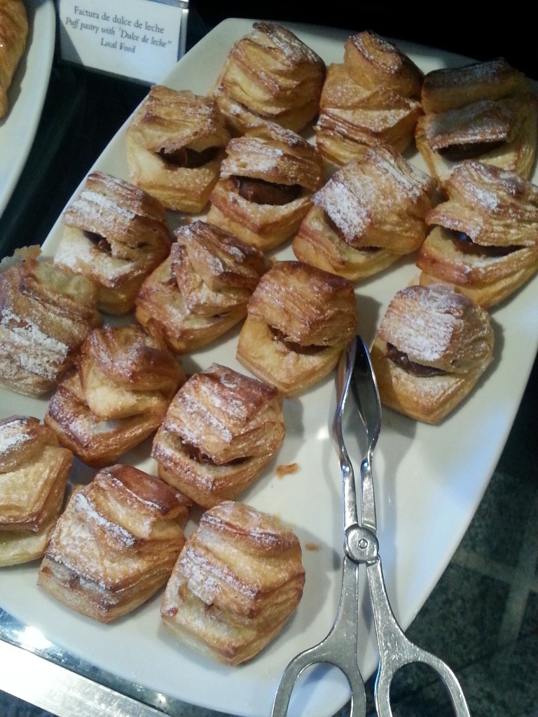 Don't miss these flaky pastries at breakfast, filled with dulce de leche. Photo courtesy Kelly Magyarics.