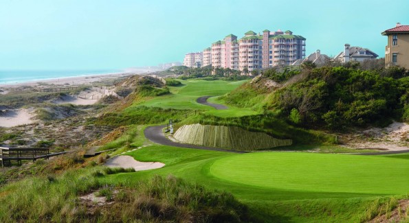 Omni Amelia Island's signature golf course, which seemingly plunges into the ocean. (Courtesy Photo) 