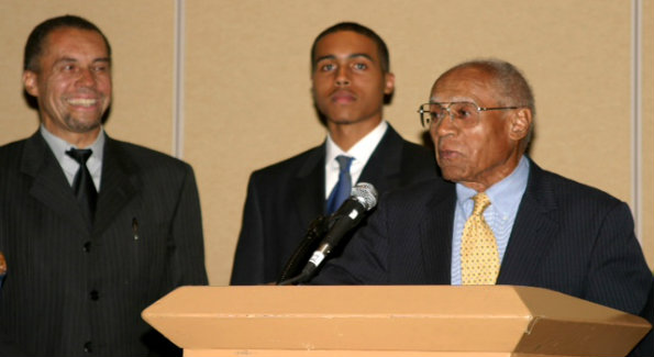Dr. Thomas Hart is flanked by his son and grandson: Thomas Hart, Jr. Esq, Thomas Hart III.