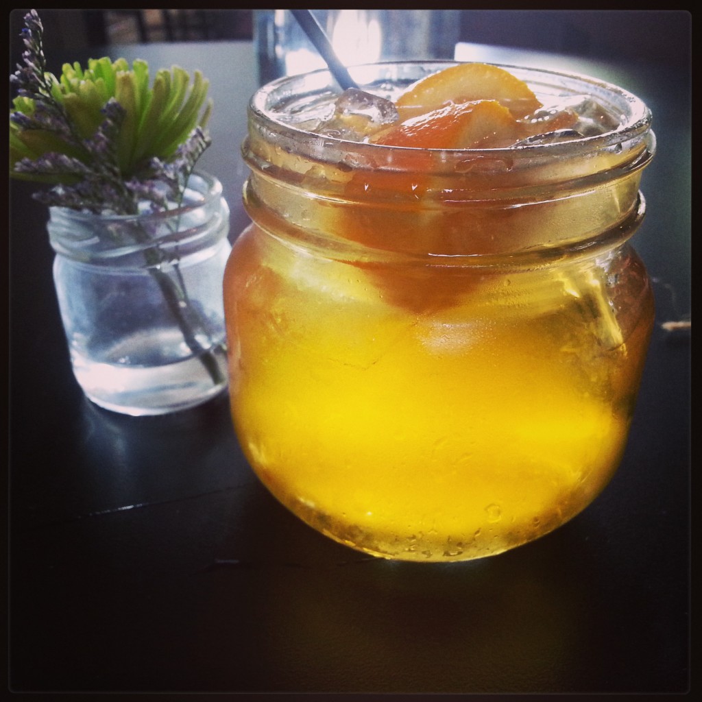 The Big Early at Hillbilly Tea infuses moonshine with Earl Grey tea. Photo courtesy Kelly Magyarics.