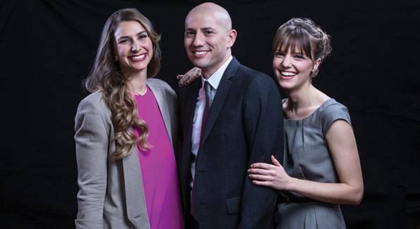 From left: Emily Tisch Sussman, Dan Costa and Hilary Wething (Photo by Tony Powell)