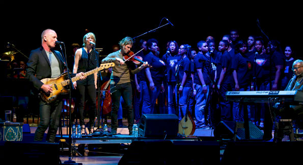 Sting performED at The Strathmore for the Duke Ellington School of the Arts "Performance Series of the Arts." (courtesy photo)