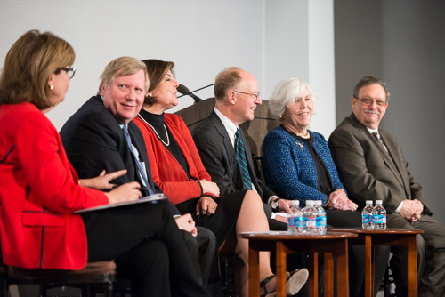 The White House Historical Association hosted a panel discussion by Susan Page, George Condon, Ann Compton, and Steve Holland of the White House Correspondents' Association marking the 100th anniversary of the WHCA. The event was filmed by C-SPAN. (Photo by Matthew Paul D'Agostino / WHHA)