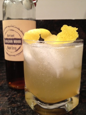 The Colonel Langdon uses barrel aged maple syrup and Catoctin Creek's Mosby's Spirit. Photo courtesy of Catoctin Creek.