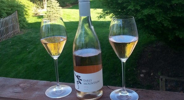 Early Mountain Vineyards from Virginia creates a Merlot-based rosé. Photo courtesy Kelly Magyarics. 