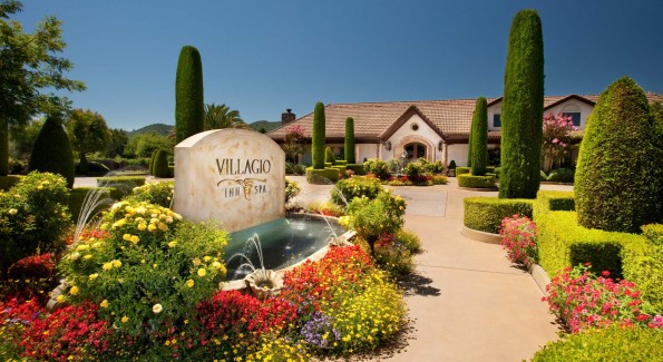 The Villagio Inn & Spa is a Tuscan-inspired hotel in the Napa Valley town of Yountville.