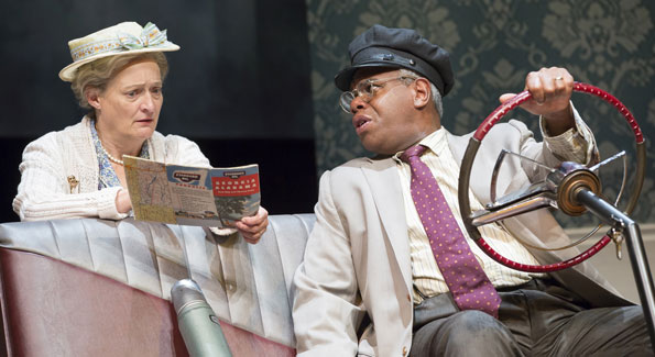 Nancy Robinette as Daisy and Craig Wallace in 'Driving Miss Daisy' at Ford's. (Photo by Scott Suchman)