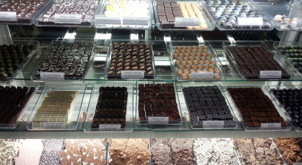 Kollar Chocolates' flavors include fennel pollen, cardamom and lavender. Photo courtesy of Kelly Magyarics.