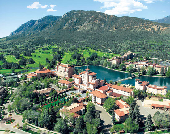 The Broadmoor's sprawling compound.