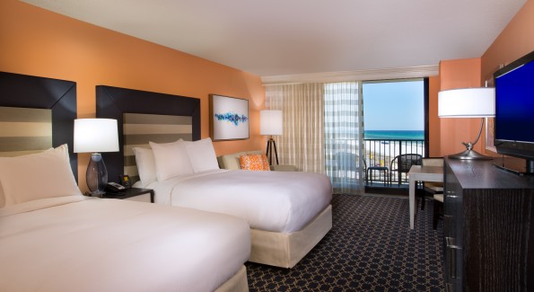 All rooms offer balconies and a Gulf view. Photo courtesy Hilton Sandestin.